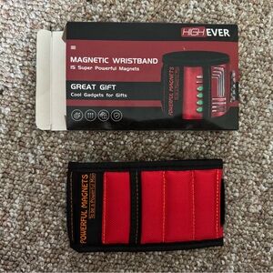 High Ever Magnetic Wristband in Red and Black